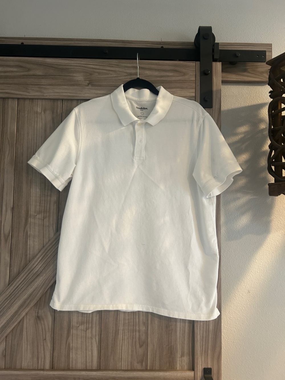 Goodfellow & Co Men's Classic White Polo‎ Size L
